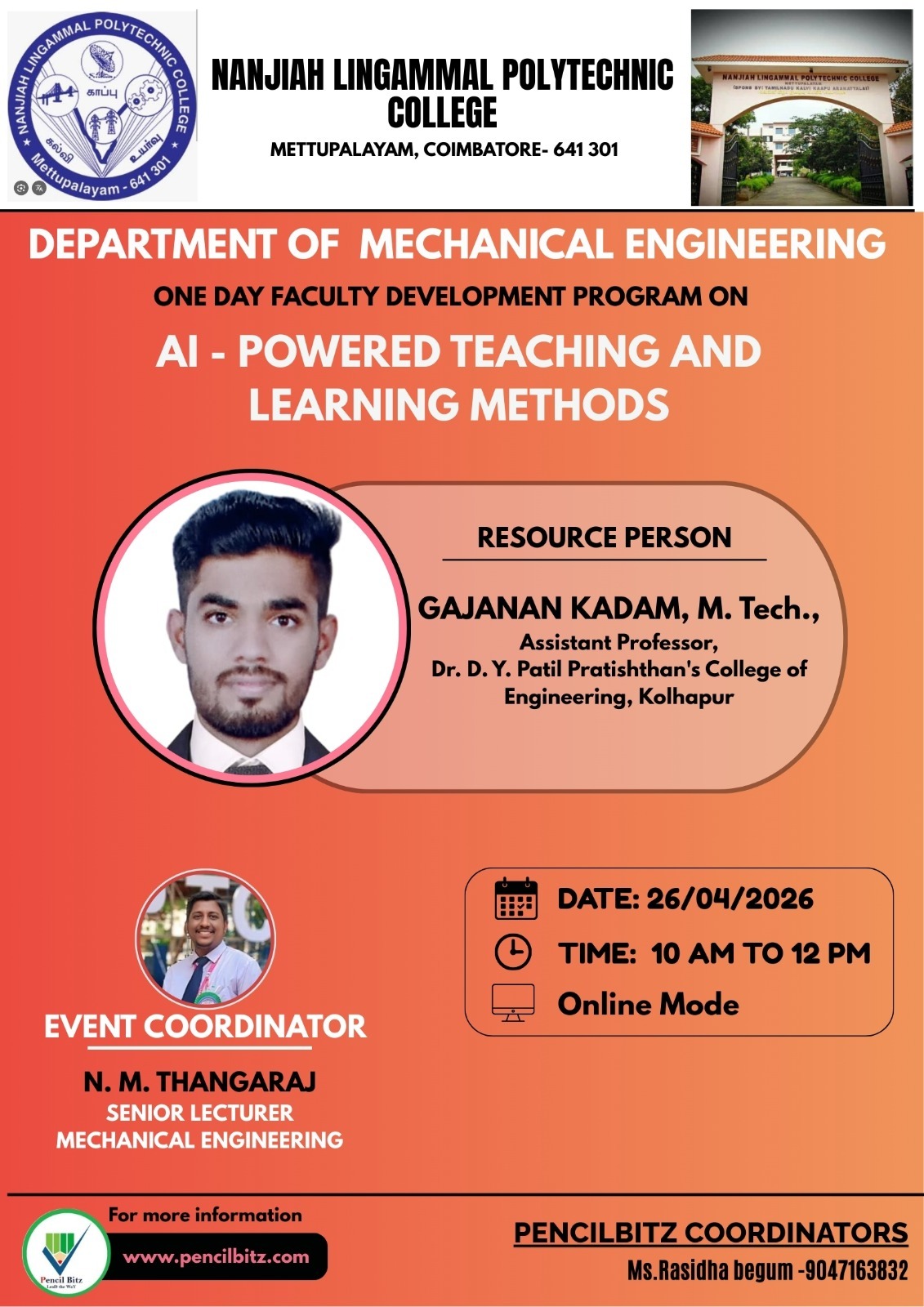 College Event Brochure